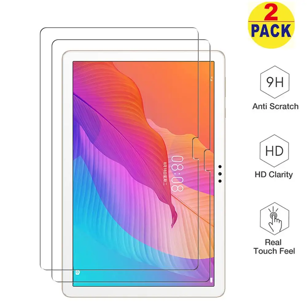 

Tempered Glass for Huawei MatePad T10S T10 Screen Protector, High Definition Quality Tempered Glass 9H Hardness Film