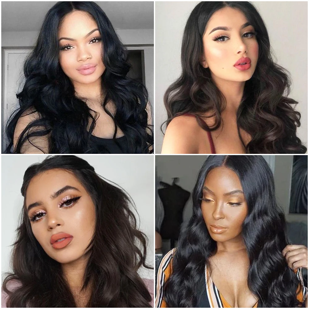 JRX Hair Body Wave Full Lace Wig With Baby Hair Natural Color Brazilian Remy Virgin Human Hair Pre Plucked 150% Density Wigs