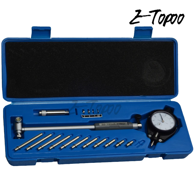 50-160MM 35-50MM 0.01mm Dial Bore Gauge Indicator Diameter Indicators Precision Engine Cylinder Measuring Test Kit Tool Meter