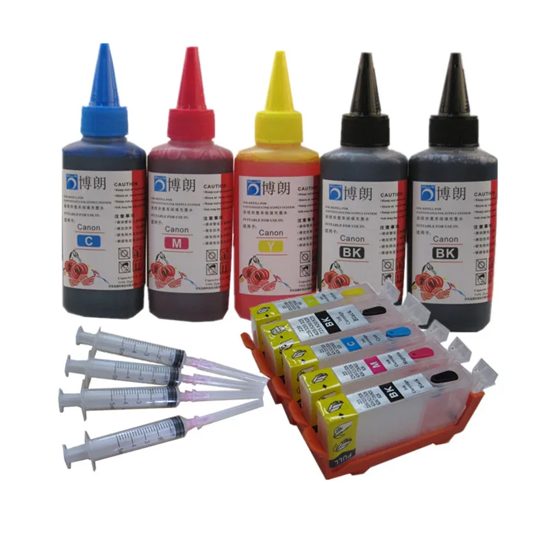 Refill kit printer ink cartridge  FOR anon PGI 425 426 iP4840/IP4940 IX6540 MG5140/MG5240/MG5340 MX714/MX884/MX894 pgi-425