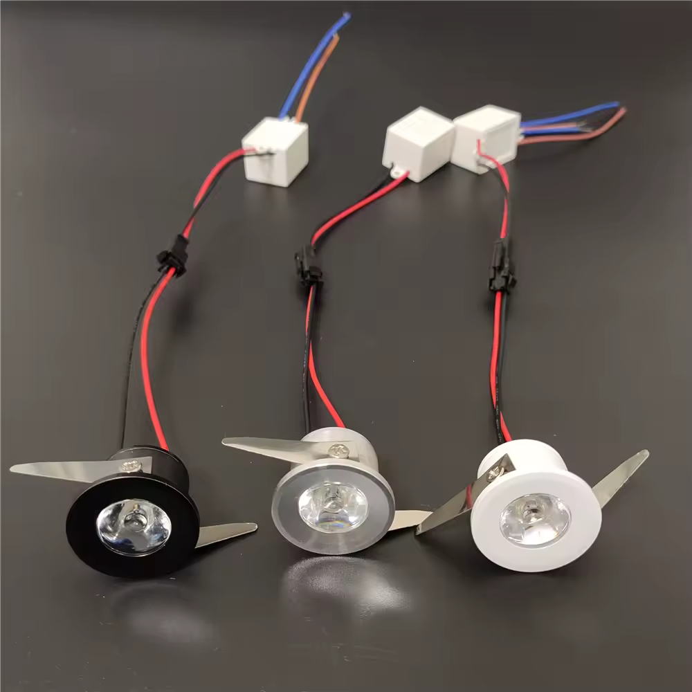 1w mini faretto AC 110v 220v dimmerabile per soffitto 3W lampada da incasso casa sotto le luci dell'armadio led faretto bianco