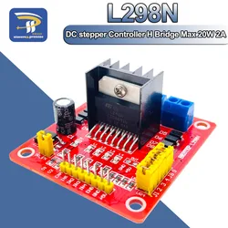 L298N DC Motor Driver Module Stepper Motor Board Dual H Bridge Max 20W 2A / Bridge For Arduino