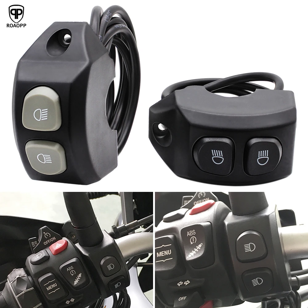 ROAOPP Motorcycle Handle Fog Light Switch Control smart relay For BMW R1200GS R 1200 GS R1250GS F850GS F750GS ADV Adventure LC