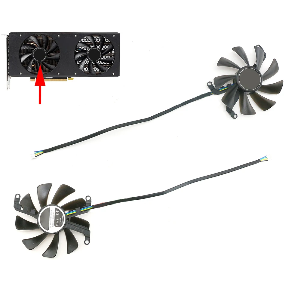 For GAINWARD RTX3060 3060ti Wind Chaser EX Graphics Card Cooling Fan