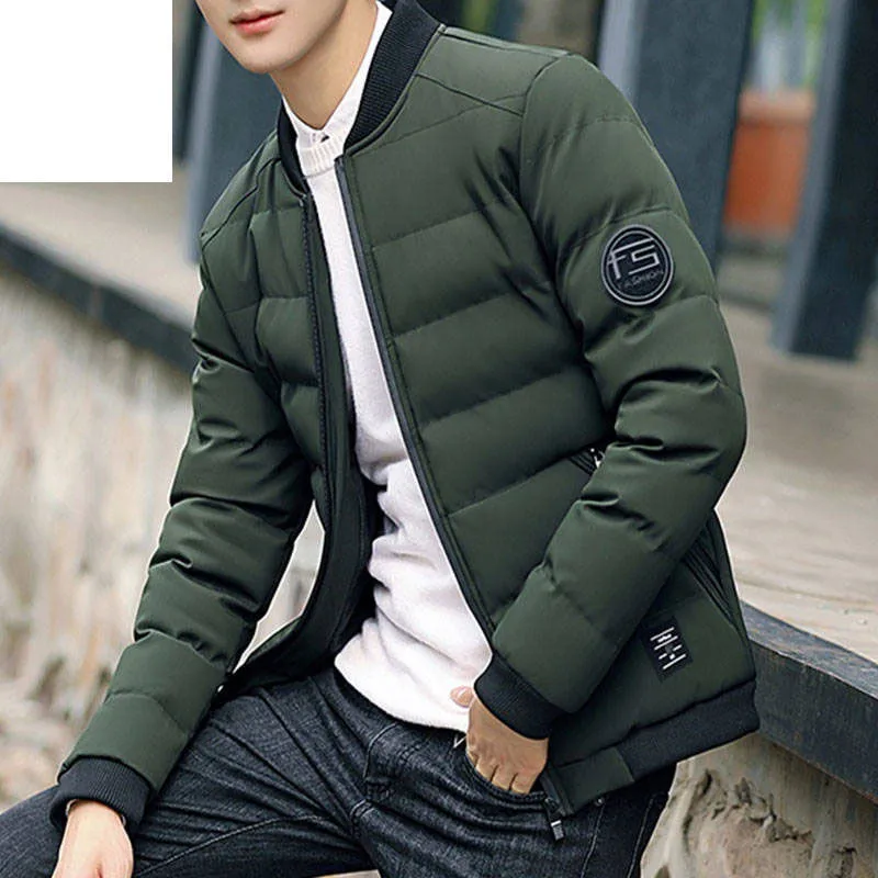 Fashion Men\'s Down Jackets White Duck Hig Quality Warm Business Winter Clothing Casual Coat Male Parka Overcoat Gray Black Navy