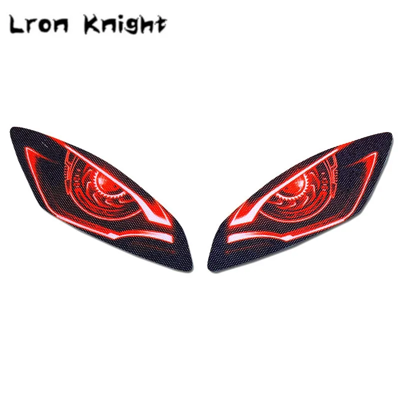 For YAMAHA YZF-R6 YZFR6 YZF R6 2006-2016 2015 2014 2013 Motorcycle 3D Front Fairing Headlight Sticker Guard Head light Stickers