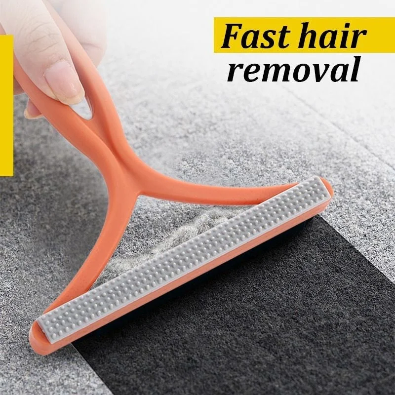 Portable Silicone Double Sided Manual Hair Remover Scraper Cleaner Not Hurt Clothes Sweater Clean Tool For Clothes Carpet Couch