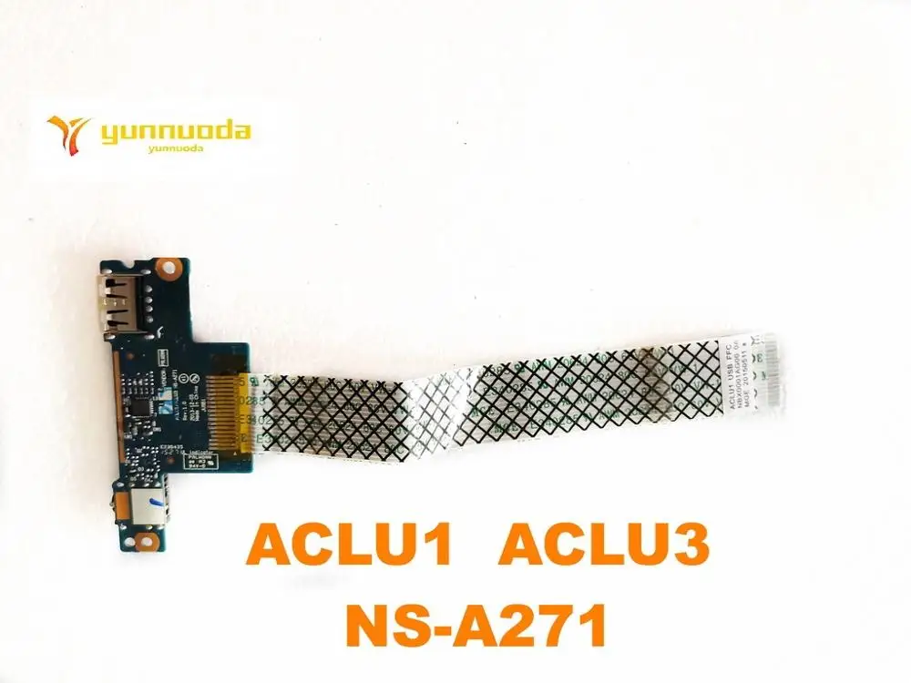 Original para lenovo g40 G40-70 G40-50 placa de áudio usb aclu1 aclu3 NS-A271 testado bom frete grátis
