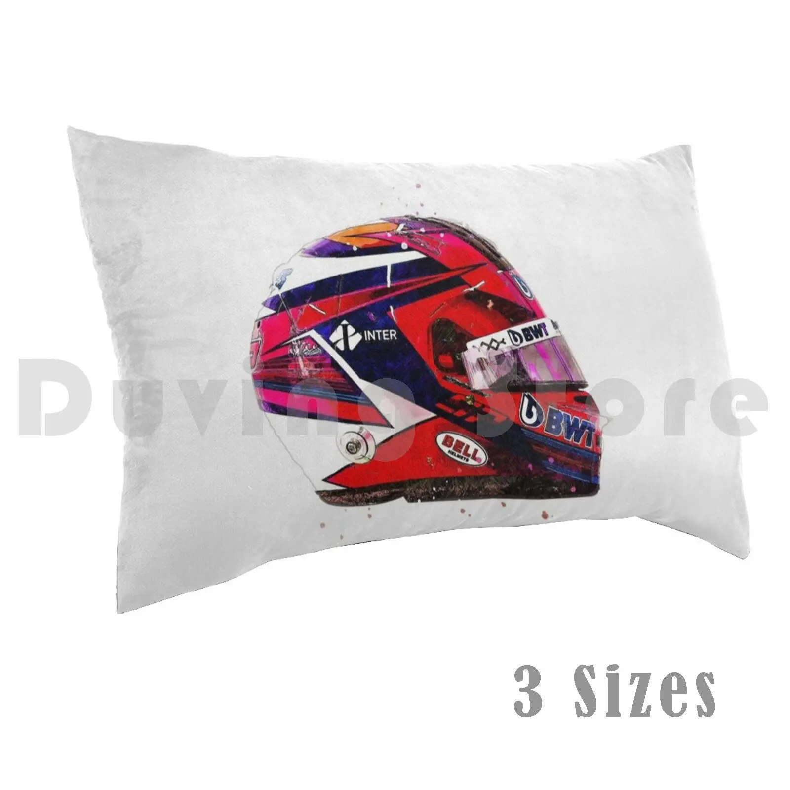 2020 Sergio Perez Racing Point Crash HelmetPillow case Racing Point Motorsport Car Racing Sergio