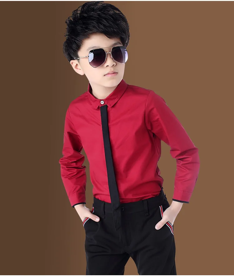 Boys' White Dress Shirt With Tie Classic Solid Design Kids Long Sleeve Tops Cotton For Children's Age 4-15 Years Wear LC412 - AliExpress 1501 Boys' White Dress Shirt With Tie Classic Solid Design Kids Long Sleeve Tops Cotton For Children's Age 4-15 Years Wear LC412 - AliExpress 1501