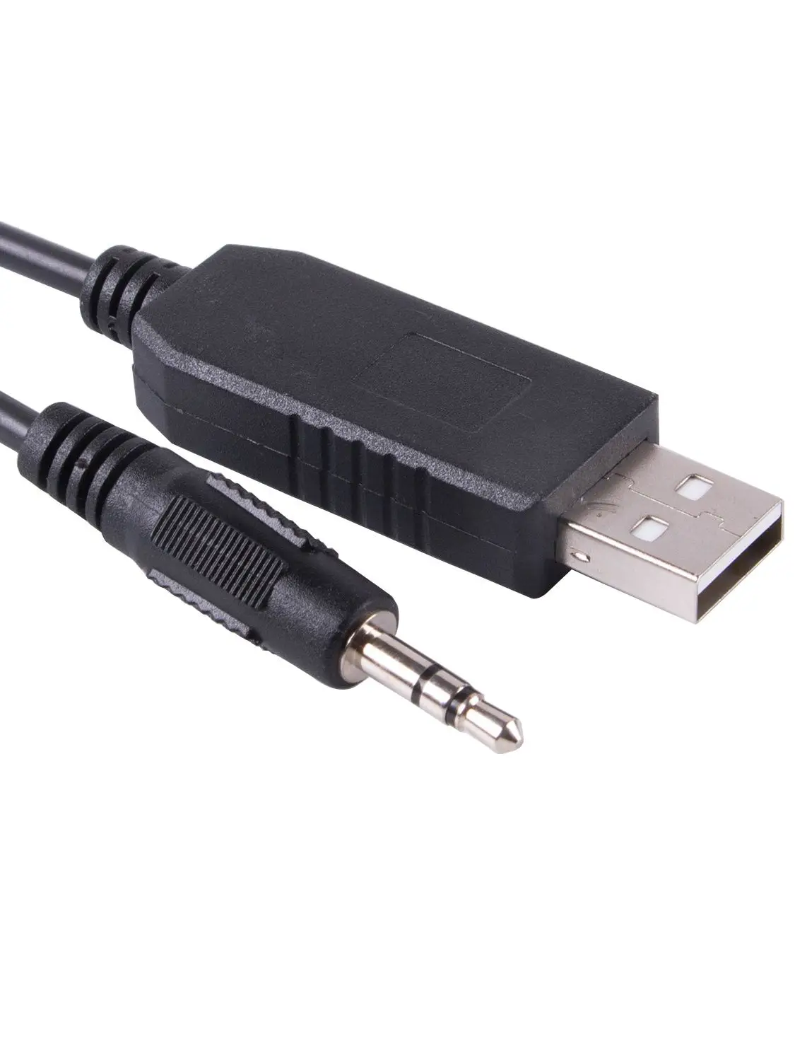 Prolific PL2303GT USB to RS232 Serial 3Poles 3.5mm Stereo Audio Jack Plug Adapter Converter Data Transmission Cable