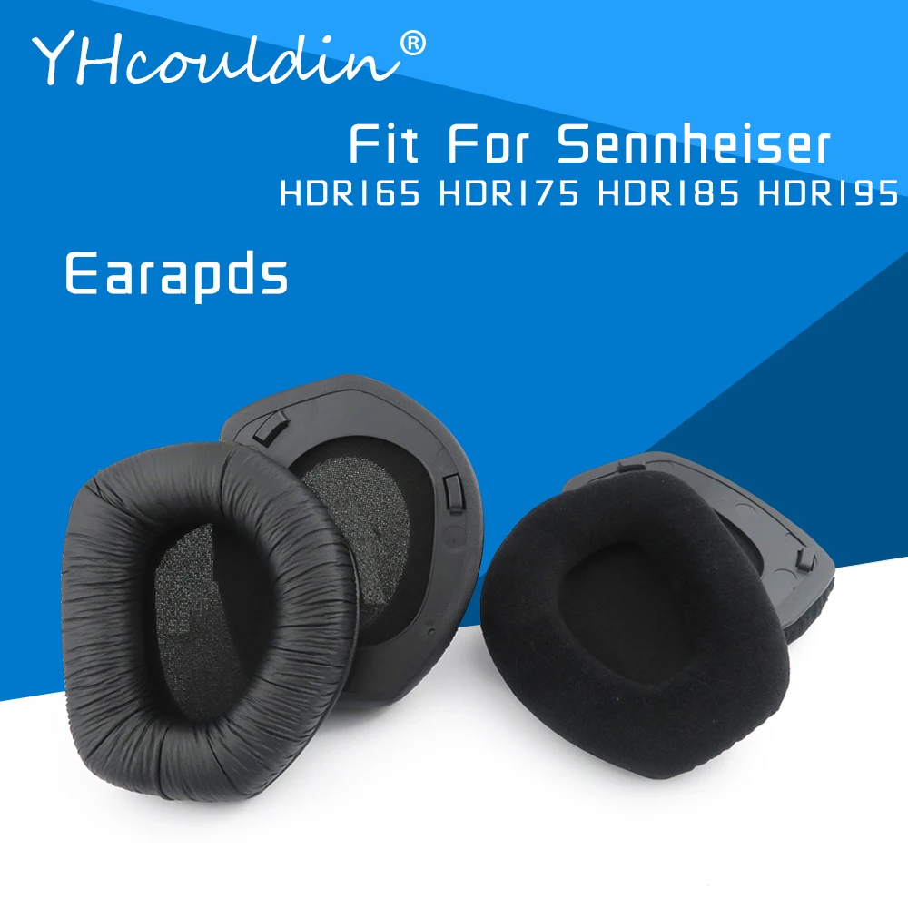 YHcouldin Earpads for Sennheiser HDR175 HDR165 HDR185 HDR195 Headphones Earpad Cushions Covers Velvet Ear Pad Replacement Parts