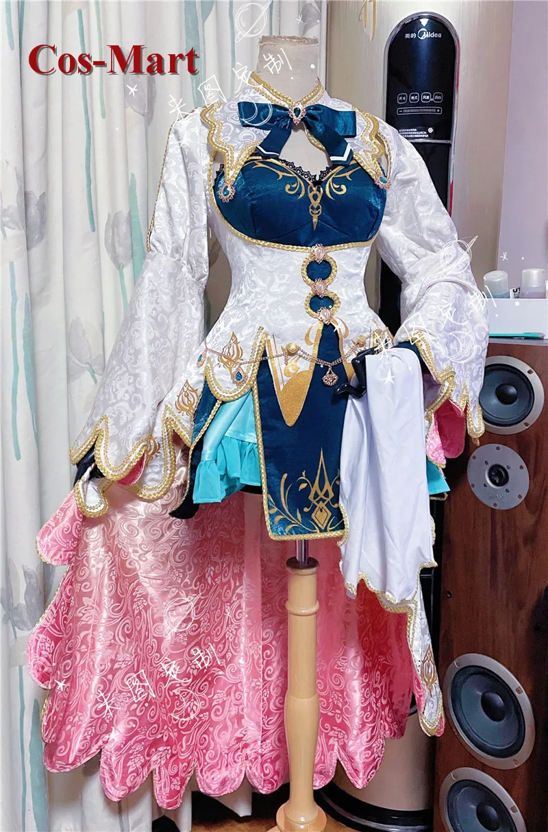 Cos-Mart Anime Vtuber Hololive Holoen Council Ceres Fauna Cosplay Costume Uniform Dress Activity Party Role Play Clothing