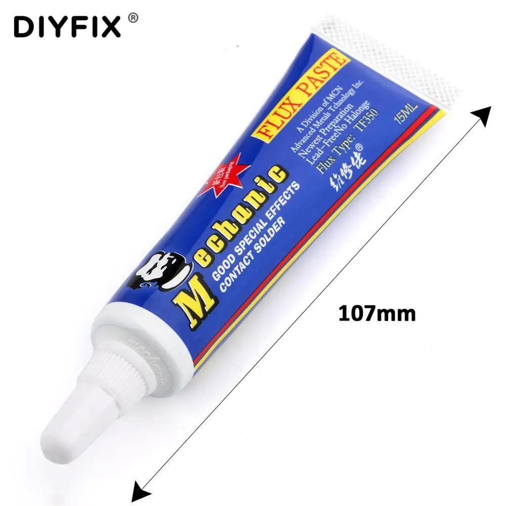 DIYFIX 15 мл паяние, паяльная паста Флюс иглы без контактов антиоксидант BGA печатных плат сварочное масло жир флюс инструмент для ремонта мобиль...