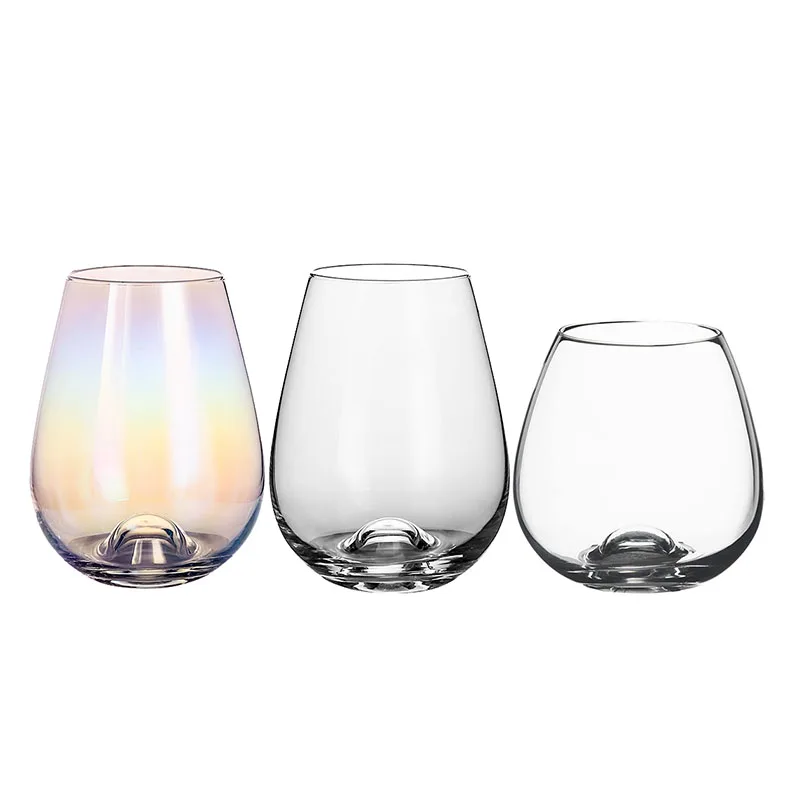 Stemless Wine Glasses Glass Water Cup Cocktail Glass Whisky Glass