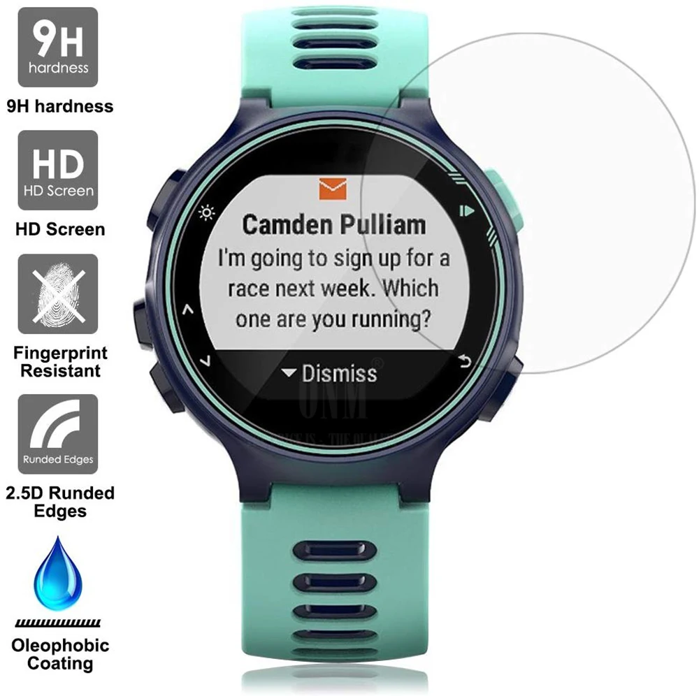 For Garmin Forerunner 235 225 230 245 645 935 945 45 45S Approach S62 Tempered Glass Screen Protector Smart watch accessories