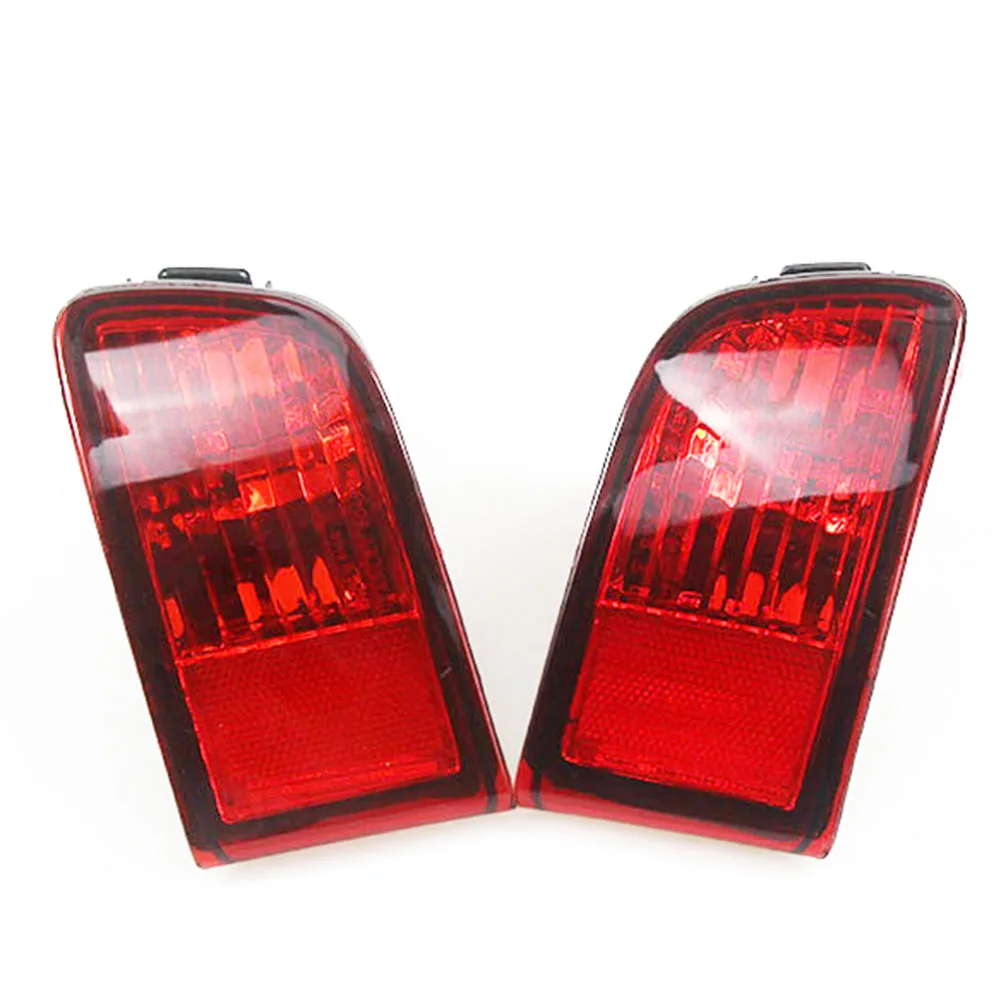 LARBLL Pair New Left&Right Red Rear Fog Lights Lamp for Land Cruiser HDJ 120, HILUX SURF 4RUNNER 2002-2009