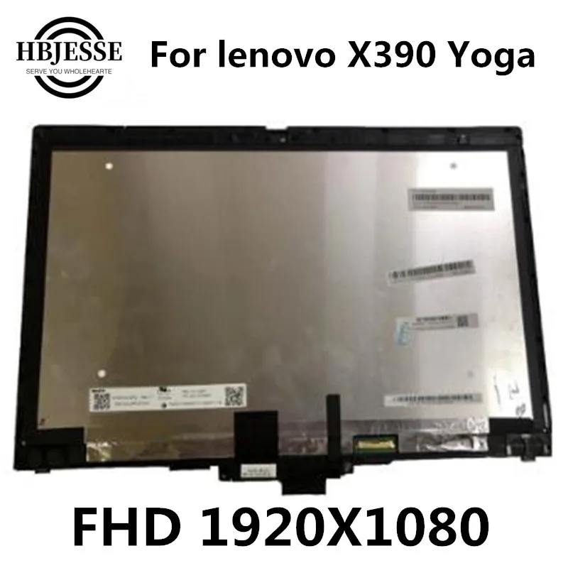 13.3 FRU 02HM857 02HM861 5M10V24625 For Lenovo Thinkpad X390 Yoga Laptop FHD LCD Display Touch Screen Glass Digitizer Assembly