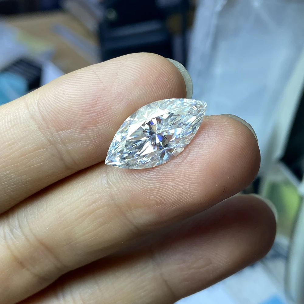 

Meisidian 6x12mm Marquise Shape 2 Carat Diamond Loose Gemstnoe GH VVS Moissanite