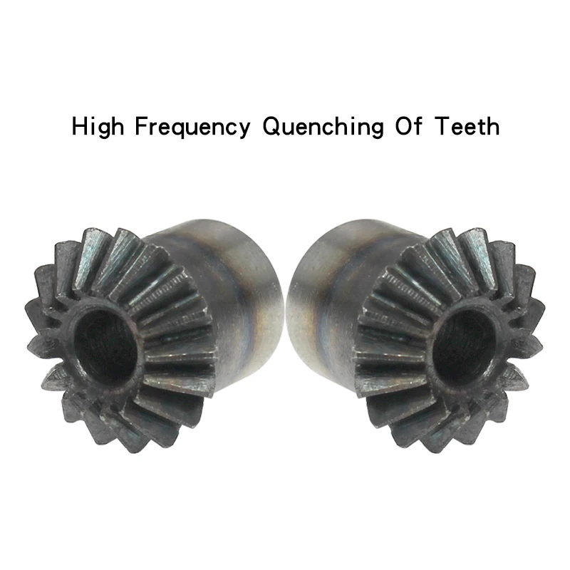 1M16Teeth bevel gear Outer Diameter 17mm Total Height 15mm Gear Process Hole Low Carbon Steel Material 90 Degrees Meshing Angle