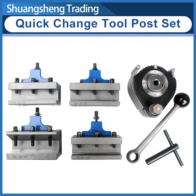 European E-type Quick-change Tool Holder Set 20x20mm Tool Holder For 200-400mm Bed Swing