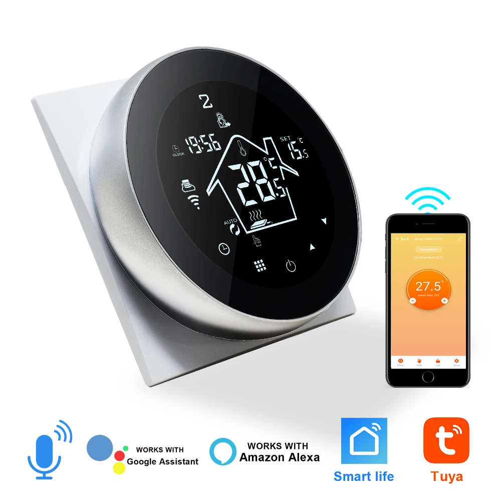 

Tuya WiFi Smart Thermostat Electric Floor Heating Temperature Remote Controller for Google Home Alexa Smart life