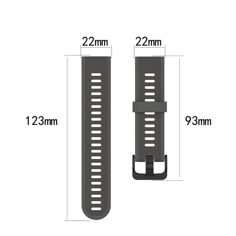 New Fashion Sports Soft Silicone Watch Band Bracelet Strap For Garmin Forerunner 945 935 Fenix 5 Plus Replacement Wristbands