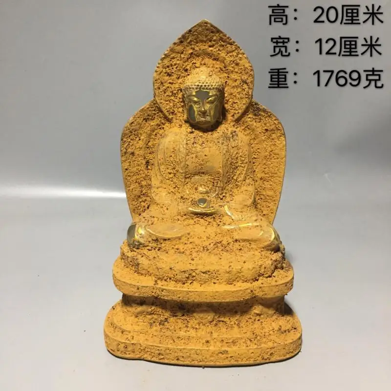 

Retro Colored Glaze Buddhism Zen Statue Sitting Buddha Sculpture Home Office Desk Decorative Ornament 1769 G