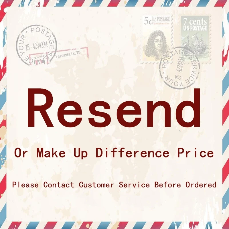 

Only For Resend Or Make Up The Difference price . Please contact customer service before purchase .