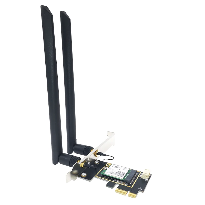 Tri band AX210 AX200 7265AC 7260AC wireless WiFi 6E 802.11AX 5374M desktop PCIE wi-fi network card Bluetooth 5.2 PCI-E