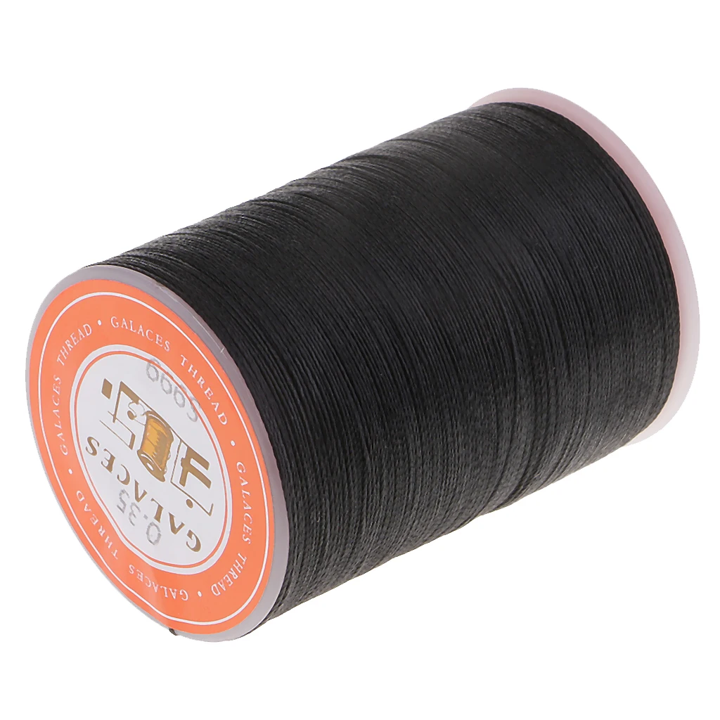 300 Meters 0.35mm Leather Sewing Waxed Wax Thread Hand DIY Stitching Cord Crafts