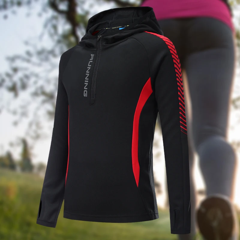 Damskie kurtki gimnastyczne Running Sport Outdoor Zipper z długim rękawem piłka nożna koszykówka grube bluzy oddychający trening z powłoką drukowaną