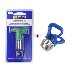 Suprihoo Fine Finish Low Pressure 1-6 Series Airless Tips Nozzle With 7/8 Nozzle Guard For Airless Paint Spray Sprayer Gun