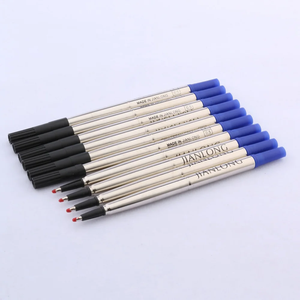 5 black and 5 BLue ink refill for Stationery 0.5 roller ball pen Refills