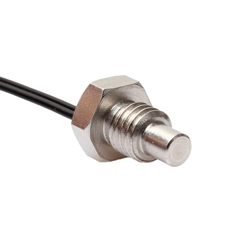 Sensor de temperatura de Termistor NTC 10K, Cable de sonda de rosca M8, 1m, 2m, impermeable, A0NC