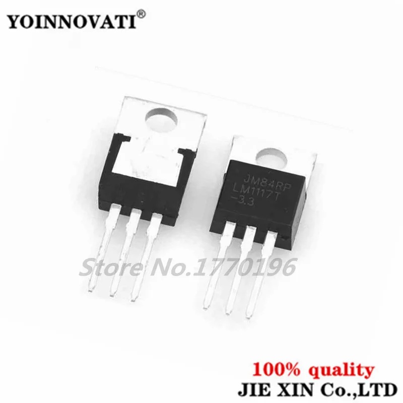 

100PCS LM1117T-3.3 LM1117-3.3 LM1117T 3.3V TO220 L