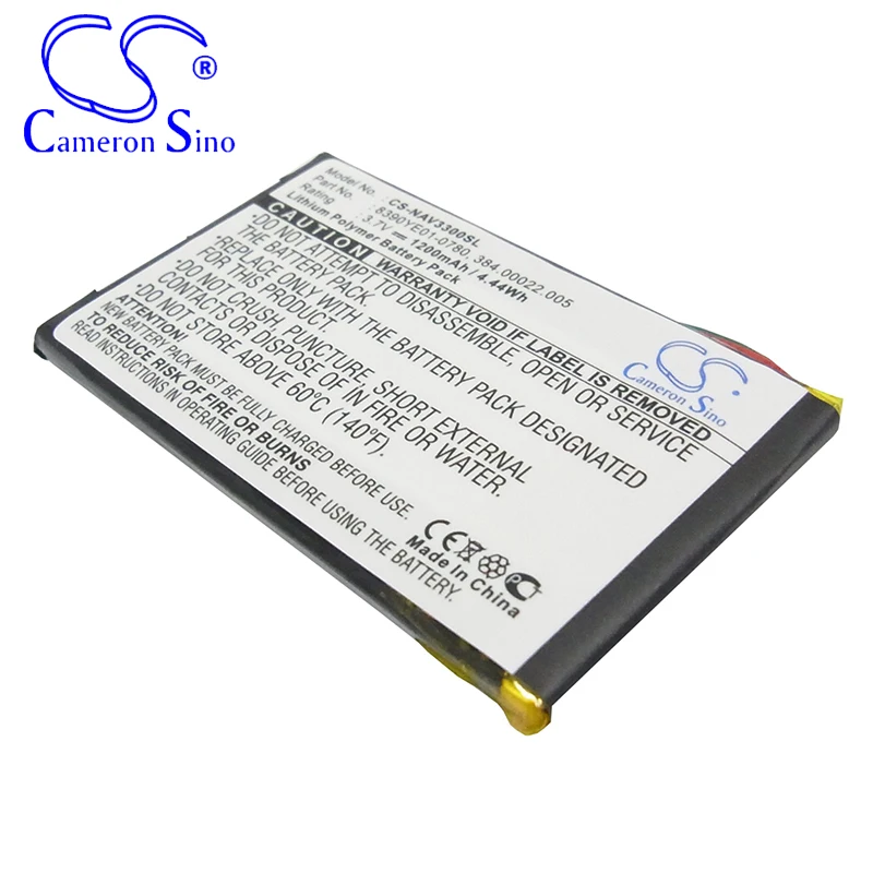 CameronSino Battery for Navigon 3300 3310 3310 MAXE 4310 4310 MAXE fits Navigon 0923FLYE31938 GPS,Navigator battery 1200mAh