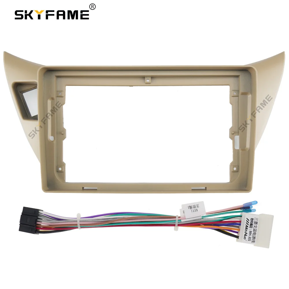 SKYFAME Adattatore per fascia per telaio auto Kit pannello di montaggio per cruscotto radio Android per Mitsubishi Lancer IX GLX