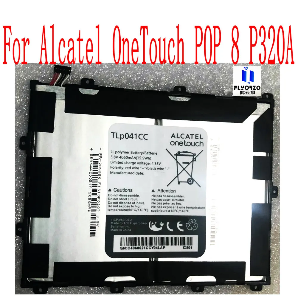 New High Quality TLp041CC Battery For Alcatel OneTouch POP 8 P320A