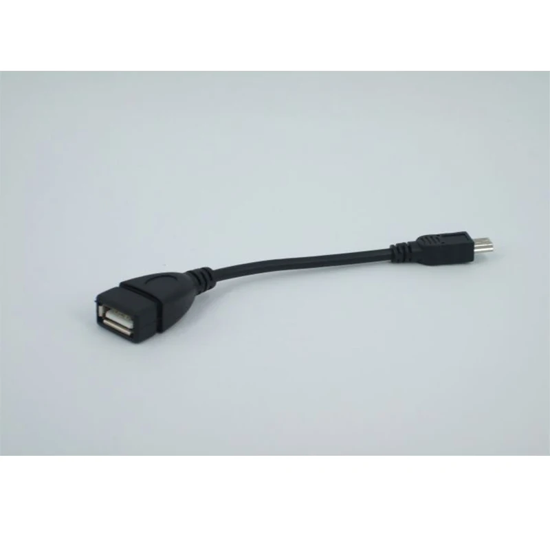 OTG V3 to USB female miniUSB to USB female T v3 For Mp3/Mp4 OTG cable black