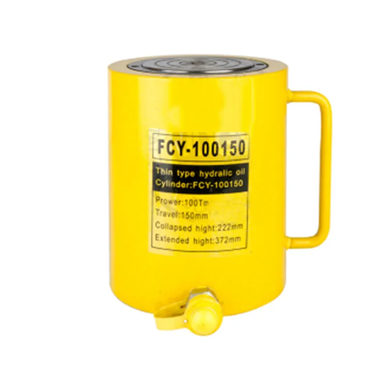 Long Type Hydraulic Cylinder FCY-100150 Hydraulic Jack with Output of 100T, Piston Stroke of 150mm