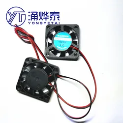 YYT 3D Printer Cooling Fan Mute 4010 5V 12V 24V 4CM Video Recorder USB 2Pin 2wire Ball Speed Test