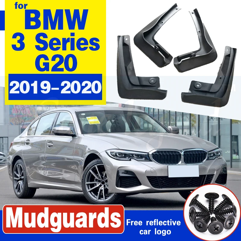 

Front Rear Car Mudflaps for BMW 3 Series G20 Sedan Saloon 2019~2020 Fender Mud Guard Flap Splash Flaps Mudguards Accessories