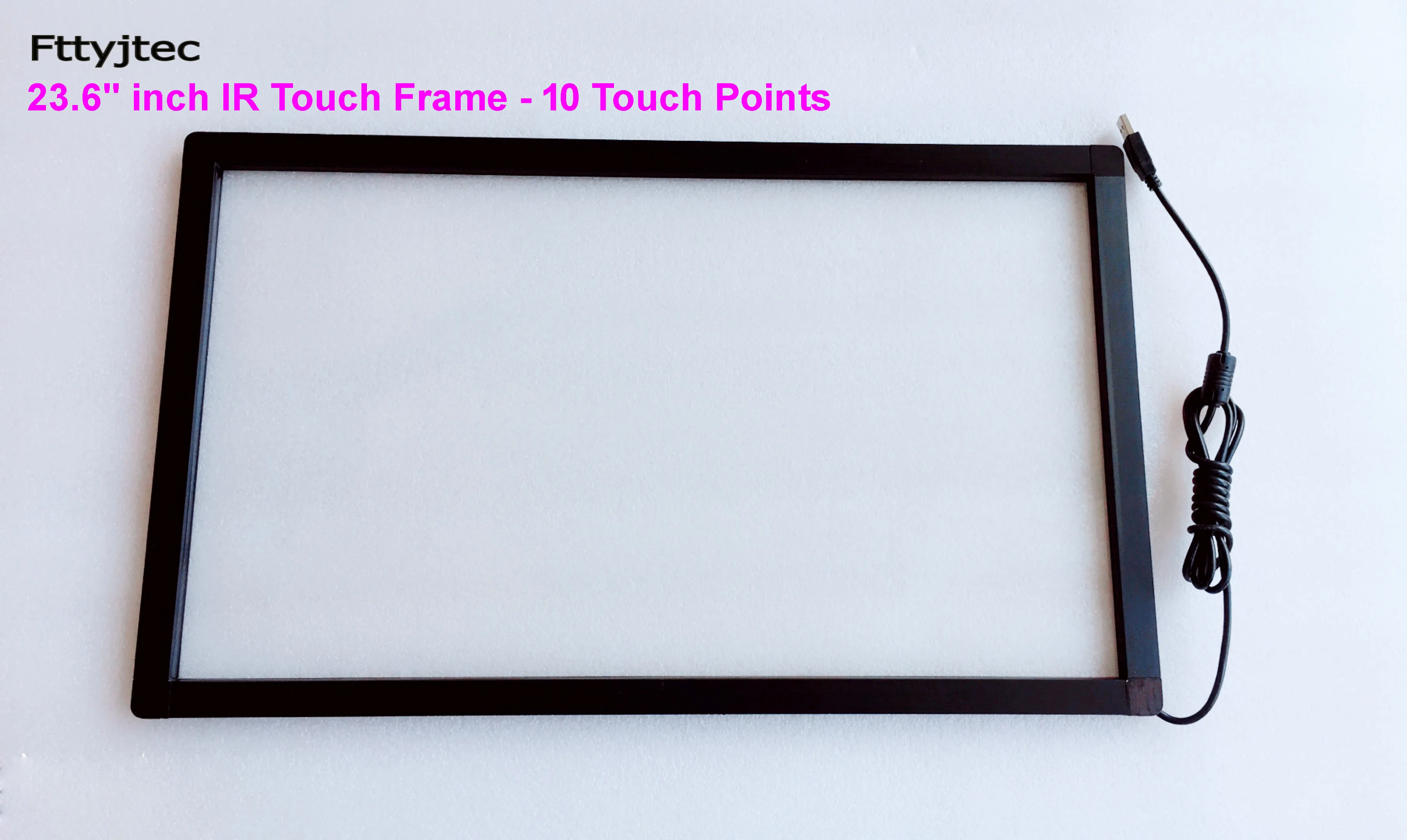 

Fast shipping! Fttyjtec 23.6 inch 10 points cheap Multi touch screen usb ir touch screen frame for touch table, kiosk etc