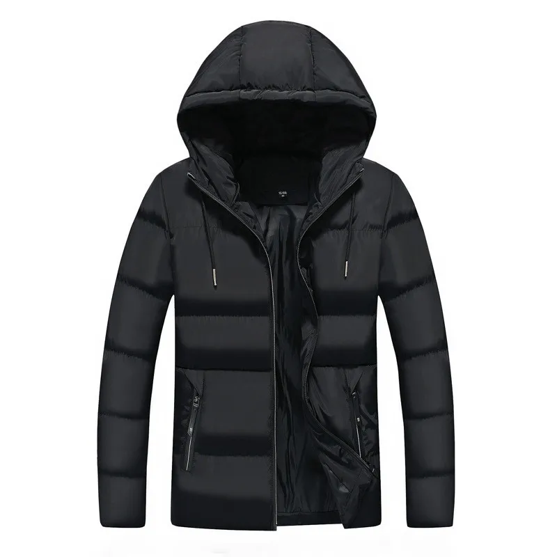 MRMT 2024 Brand Autumn and Winter Men's Jackets Solid Color Large Overcoat for Male Short Style Cotton Clothes Jacket