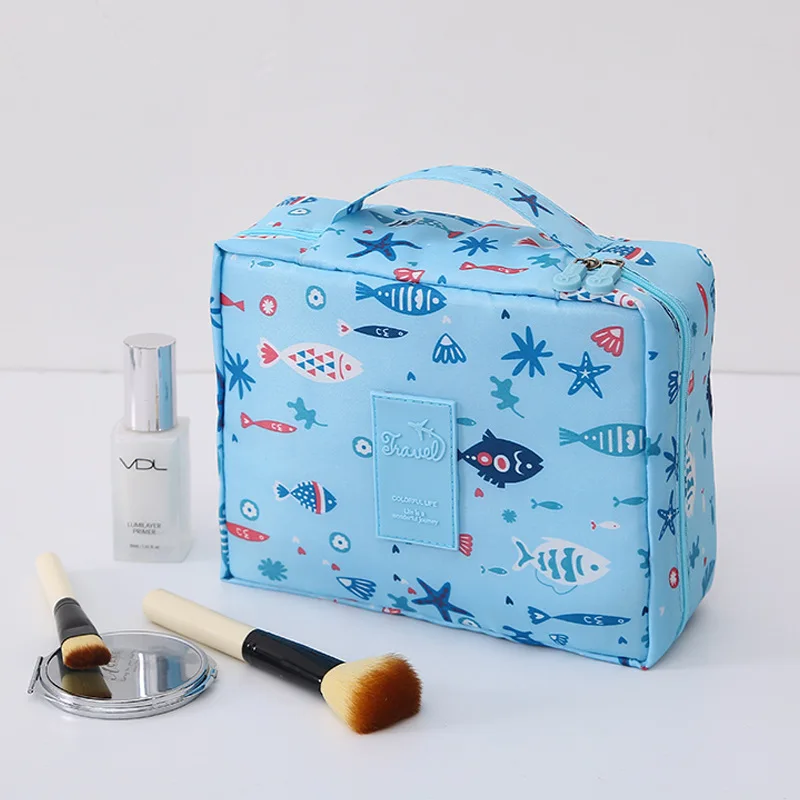 FUDEAM-Bolsa de almacenamiento multifunción para mujer, bolsa de cosméticos portátil, impermeable, para viaje, artículos de tocador