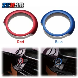 Aluminum Alloy Multimedia Buttons Covers Engine Start Stop Trim Decals For BMW G30 G32 X3 G01 X4 G02 2018 2019 2020 Accessories