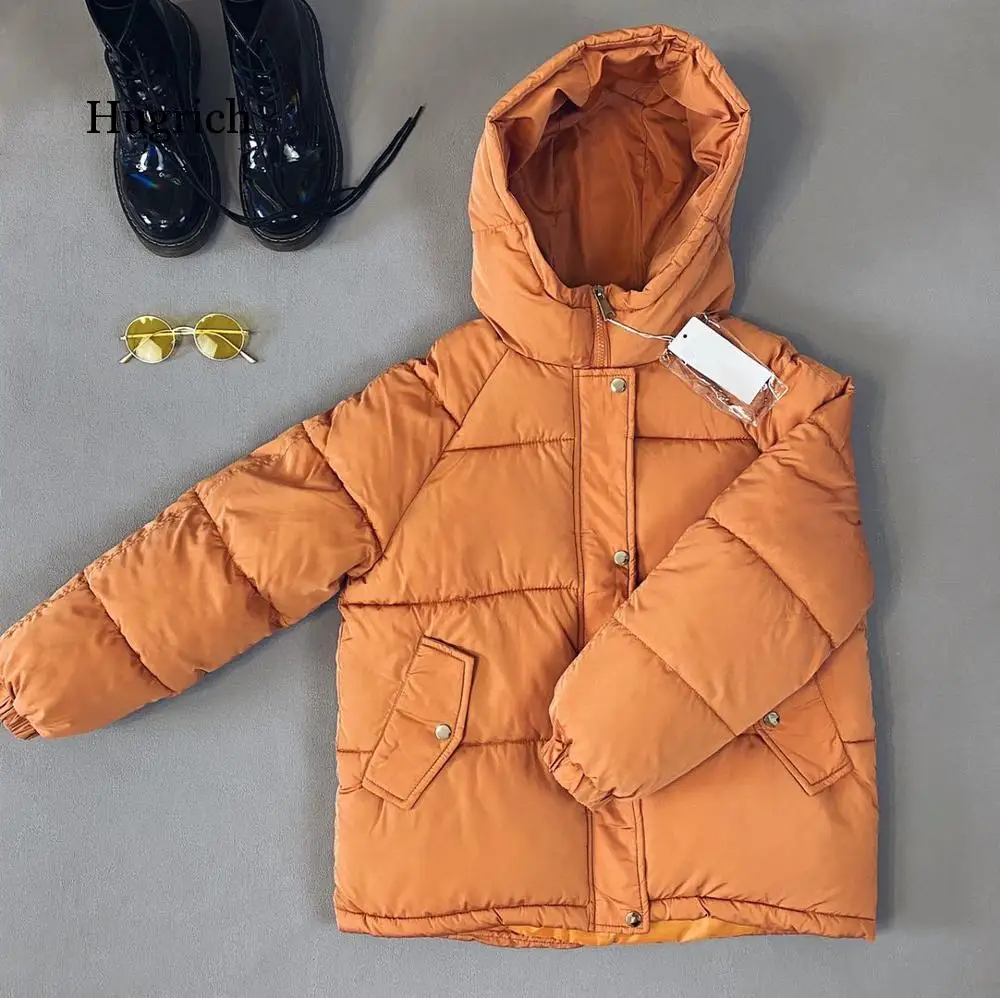 2020 Nieuwe Vrouwen Parka Mode Effen Dikke Warme Winter Capuchon Jas Winter Solid Uitloper Jas