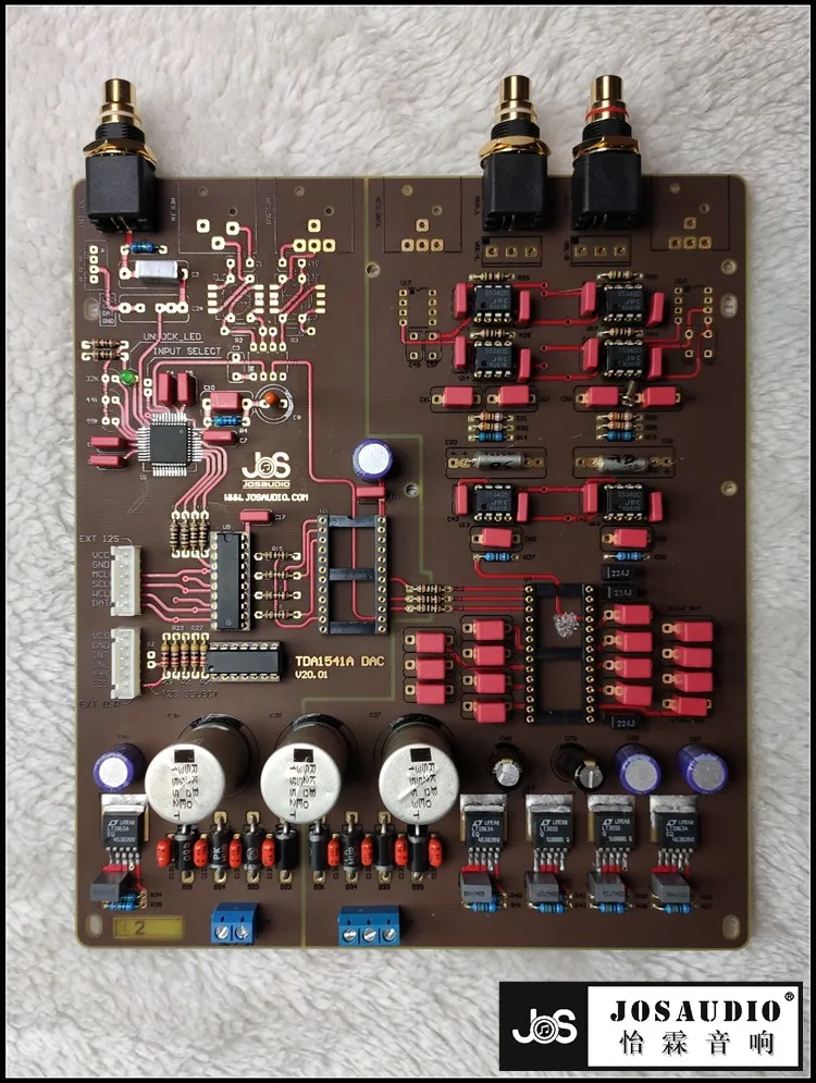 

JOSAUDIO Upgraded version HIFI Forum 10th Anniversary TDA1541 DAC Audio Decoding Board Semi-finished Board