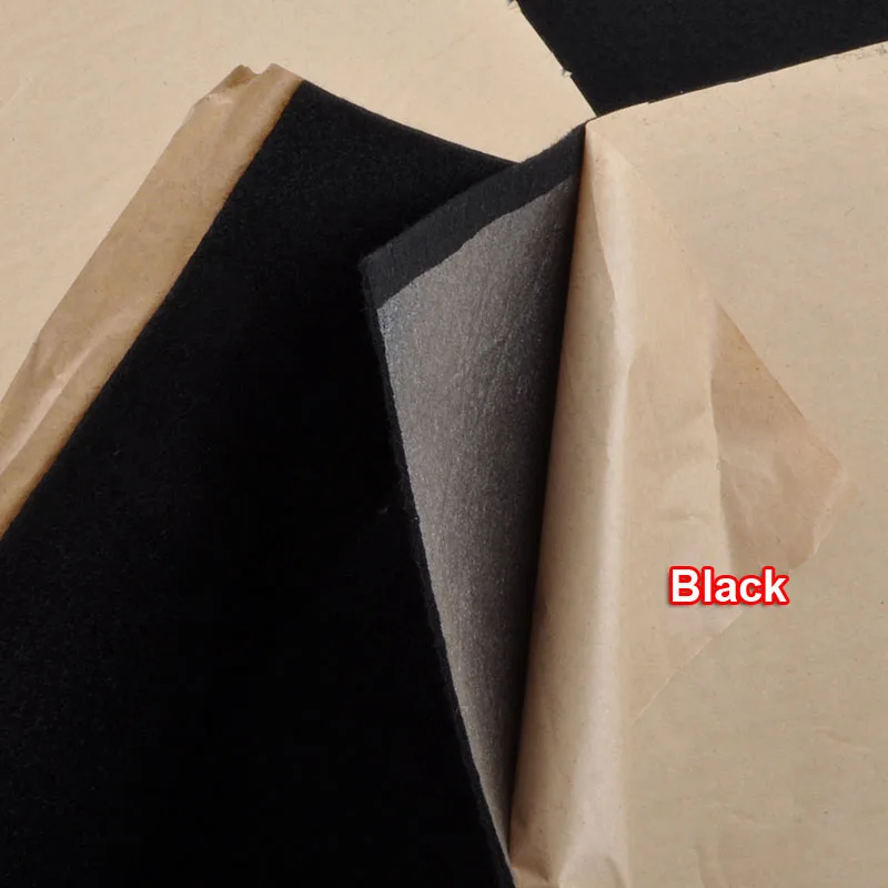 Toppa in tessuto di flanella in feltro autoadesivo assorbimento acustico antisismico per mobili altoparlante nero/grigio/argento/Beige